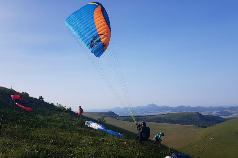 parapente en auvergne