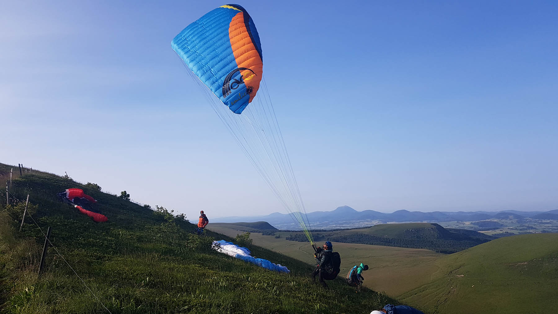 parapente en auvergne