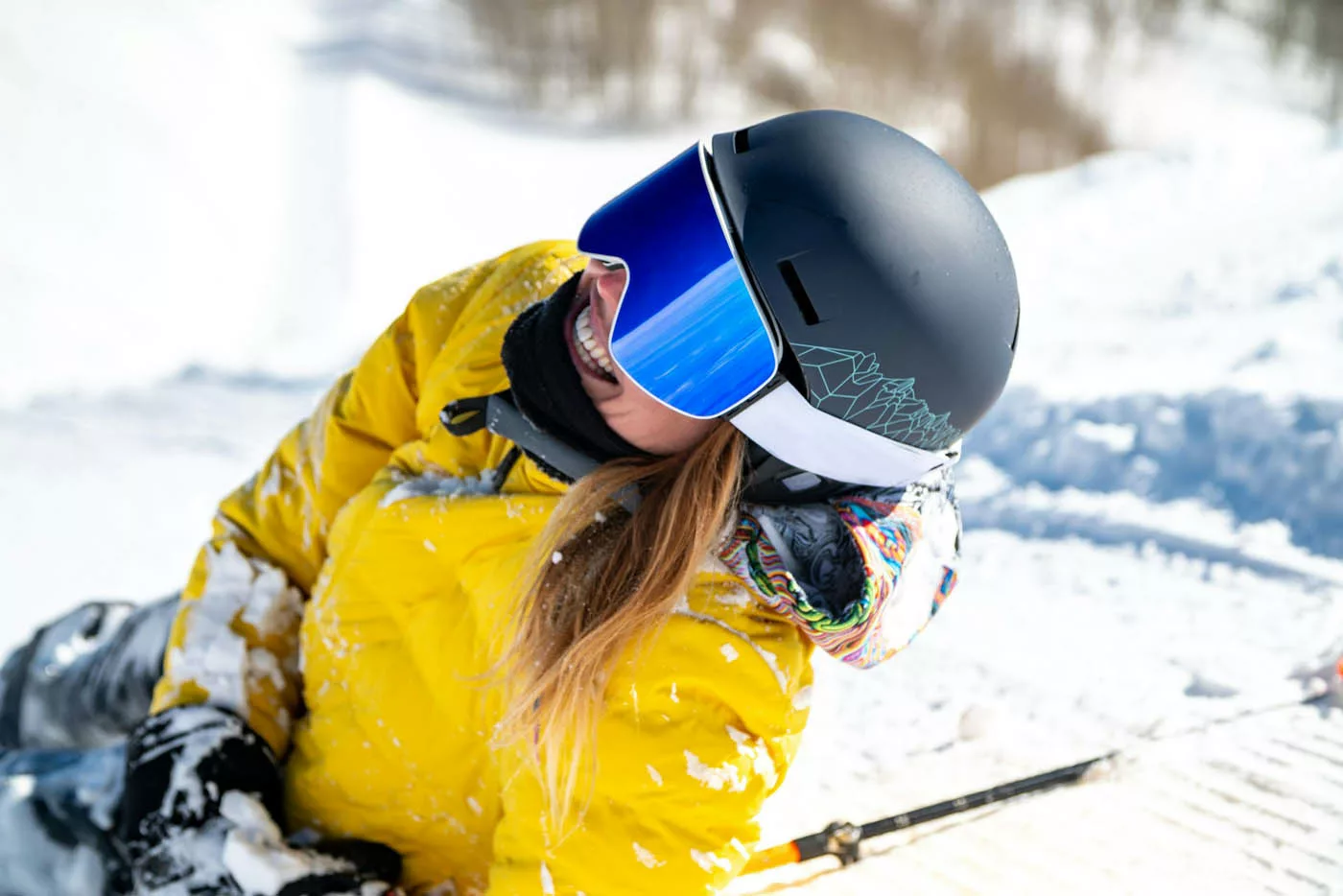 casque et masque de ski