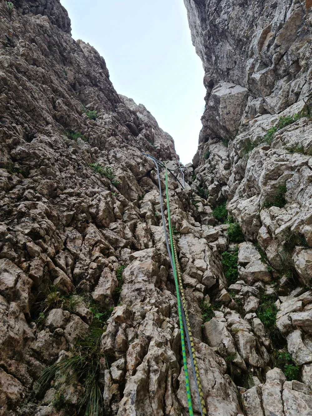 cheminée finale Mont Aiguille