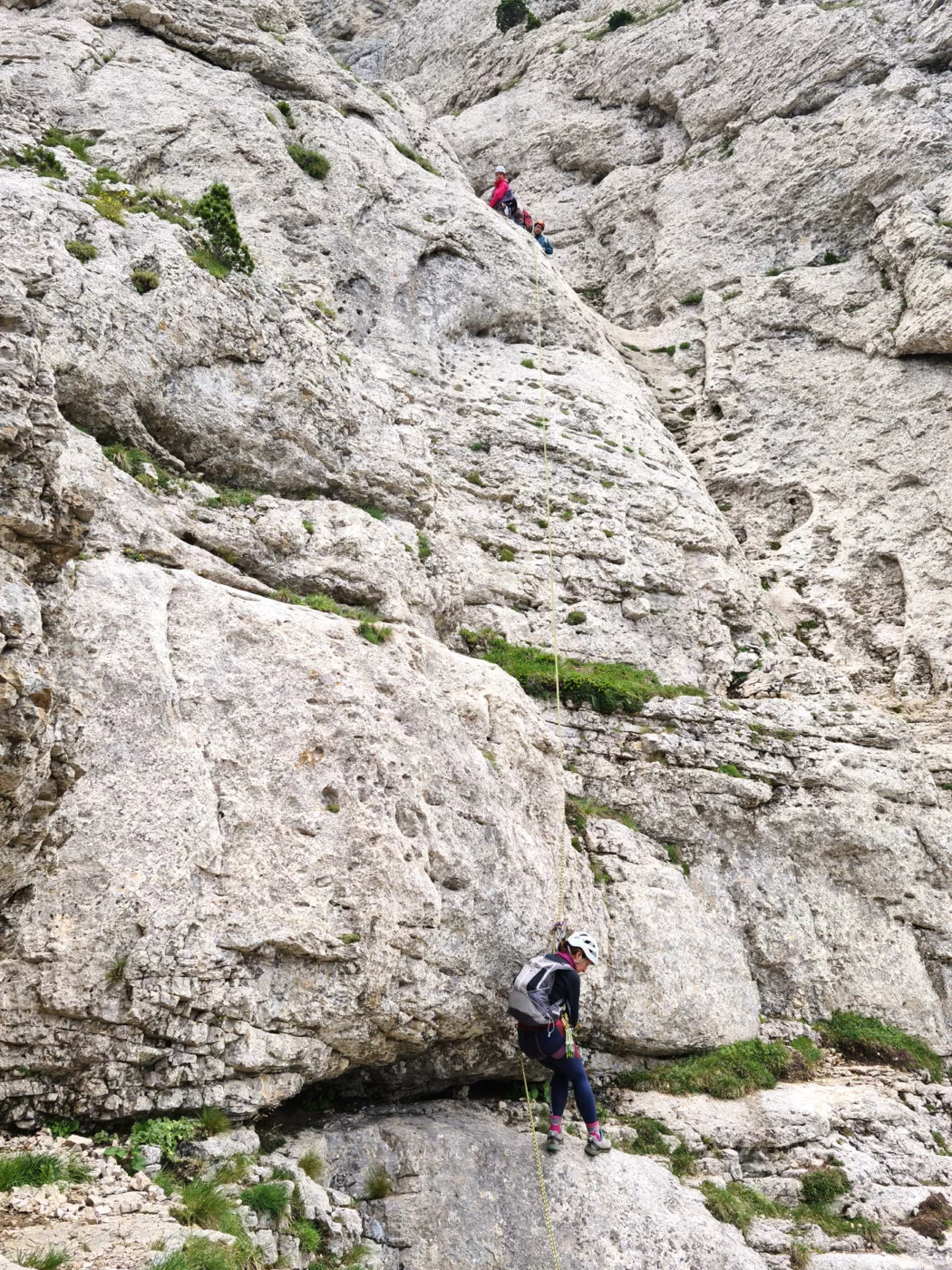 rappel intermédiaire mont aiguille