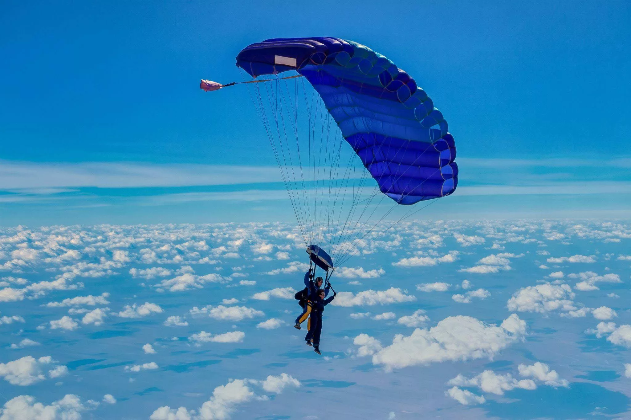 saut en parachute en tandem